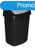 Horse Curver SWING BIN, 25L, 27,8x34,6x51,1 cm, fekete,szem