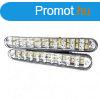 Univerzlis auts LED nappali menetfny, DRL, 2x8W, E4 jell