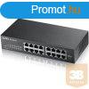 ZYXEL Switch 16x1000Mbps Fmhzas Rackes, GS1100-16-EU0103F