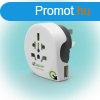 Q2POWER 1.100170 utazadapter, World to Australia USB, indul