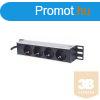 Manhattan 714020 10" Rackmount eloszt, 4 aljzat, LED f