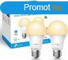 TP-Link Tapo L510E Smart Wi-Fi Light Bulb Dimmable (2-pack)