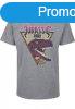 Mr. Tee Jurassic Park Pink Rock Tee heather grey