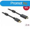 DELOCK kbel DisplayPort 1.2 > HDMI 4K 60Hz aktv 2m