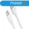 Utngyrtott fehr USB-A - Type-C adatkbel 1m