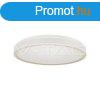18W LED Dizjner mennyezeti lmpa, fehr szn, kerek forma 