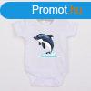 Baba body nyomtatssal New Baby Dolphin- rvid ujj