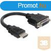 DELOCK talakt HDMI male to DVI 24+1 female, 20cm