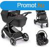 CAM Techno Deluxe babakocsi szett Posh 571 fekete vázzal V90