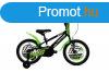 Capriolo Mustang 16" gyerek kerkpr Fekete-Zld