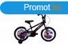 Capriolo Mustang 16" gyerek kerkpr Fekete-Piros