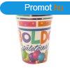 Boldog szletsnapot felirat 6 db-os papr pohr 2 dl