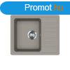 Evido Home 45S Compact grnit mosogat 575x460mm platina 442