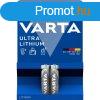 Elem AAA mikro LR03 2 db/csomag, Varta Ultra Lithium