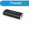 Esperanza Power Bank 4400MAH fekete 