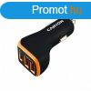 Canyon CNE-CCA08BO Triple USB Car Charger 18W Black/Orange