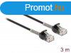 DeLock CAT6A U-UTP Patch Cable 3m Black