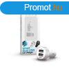 xPRO Smart Dual USB Car Charger White