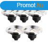 5 db GU10 3 fokozat fnyer-szablyozs LED izz 111 mm 10,