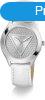 Guess Ladies White Silver Tone Analog Watch GW0745L3