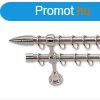 Landhouse 19mm karnis dupla inox Bullet vggel