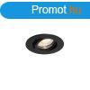 Bepthet spotlmpa fekete, dnthet, 6,5 cm, LED-es, IP54,