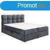 Boxspring &#xE1;gy, 140x200, s&#xF6;t&#xE9;tsz&a