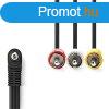 Nedis audio / video kbel, 3,5mm jack - 3x RCA, 1m, CVGL2240