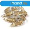 00030-54302 - Feather - Crystal Gold - 5x17mm