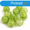 Roppantott veg gyngy - Green - 8mm