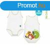 J Bimbi kombidressz 0-36 h biopamut Summer Tropical Papagj