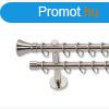 Landhouse 19mm karnis dupla inox Kubo vggel
