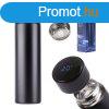 LED kijelzs termosz - 500 ml (fekete)