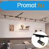 Snrendszer 8 spotlmpval s 4 mennyezeti lmpval, fekete,
