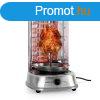 OneConcept Kebap Master, vertiklis grill, 1800 W, ezst