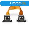 Nedis CCGB85901BK03 ablaktvezet kbel, UTP, RJ45 (8P8C) N