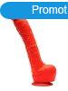 Stretch szilikon dild N7 - 32 x 7cm Piros