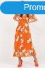 Reds mints midi ruha modell 72267 narancs