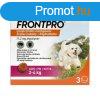 FRONTPRO Rgtabletta kutyknak XS 2-4 kg 11,3 mg 3 tabletta