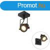 Ipari mennyezeti spotlmpa fekete llthat GU10 50mm - Supl