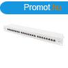 DIGITUS CAT6A 24port 19" 1U kompakt szrke rnykolt Pa