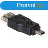 Akyga AK-AD-07 USB-AF/miniUSB (5-plus) adapter Black