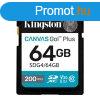 Kingston 64GB Canvas Go Plus Gen4 Class 10 UHS-I U3 V30