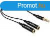 DeLock Cable audio splitter stereo jack male 3.5mm 3 pin >