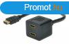 Assmann HDMI Y-splitter cable, type A -2xtype A