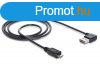 DeLock Cable EASY-USB 2.0 Type-A male angled left / right &g