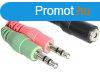 DeLock Adapter Stereo jack female 3.5 mm > 2 x Stereo jac