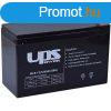 UPS Power 12V 9Ah emelt kapacits zsels akkumultor, ptak