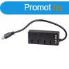 Akyga AK-AD-33 4-portos USB3.0 HUB Black