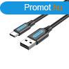 Vention USB 2.0 A Male to C Male 3A Cable 1m Black